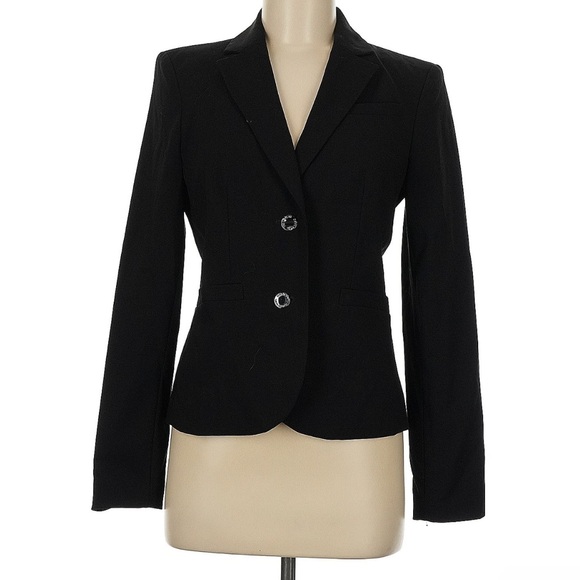 Calvin Klein Jackets & Blazers - Calvin Klein Black Tailored Blazer with Notched Lapels NWOT